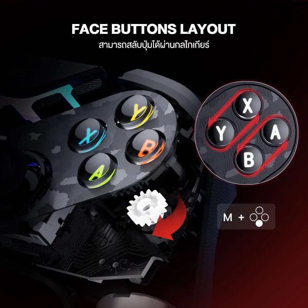 GameSir Tarantula Pro Multiplatform Controller ปุ่ม TMR Stick รองรับ PC / Switch / iOS / Android https://wayoza.com