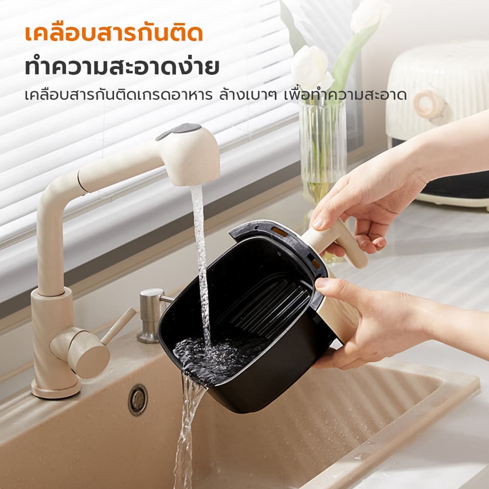 Gaabor รุ่น AF-25M01A ขนาด 2 ลิตร หม้อทอดไร้น้ำมัน ดีไซน์มินิมอล อเนกประสงค์ ระบบตัดไฟฟ้าอัตโนมัติ 900W Air fryer https://wayoza.com