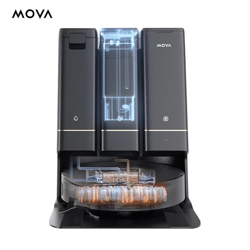 MOVA Z50 Ultra Robot Vacuum Mop หุ่นยนต์ดูดฝุ่น แรงดูด 19000Pa ทำความสะอาดด้วยน้ำร้อนหมุนเวียน สะอาดครบทุกมุม เครื่องถูพื้นอัจฉริยะ https://wayoza.com