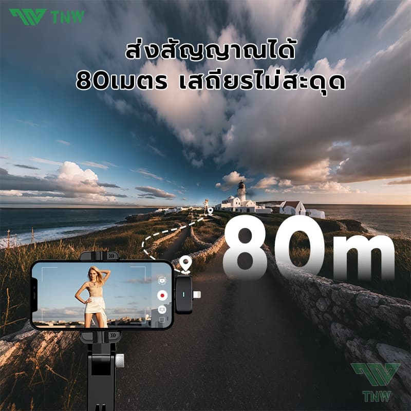 TNW A37 ไมค์ไร้สายไลฟ์สด 2.4Ghz ไมโครโฟนไร้สาย 2-In-1 Wireless Microphone พร้อมหน้าจอแบบดิจิตอล ไมค์ไร้สาย Lavalier ใช้ได้กับ IOS/Type-C https://wayoza.com