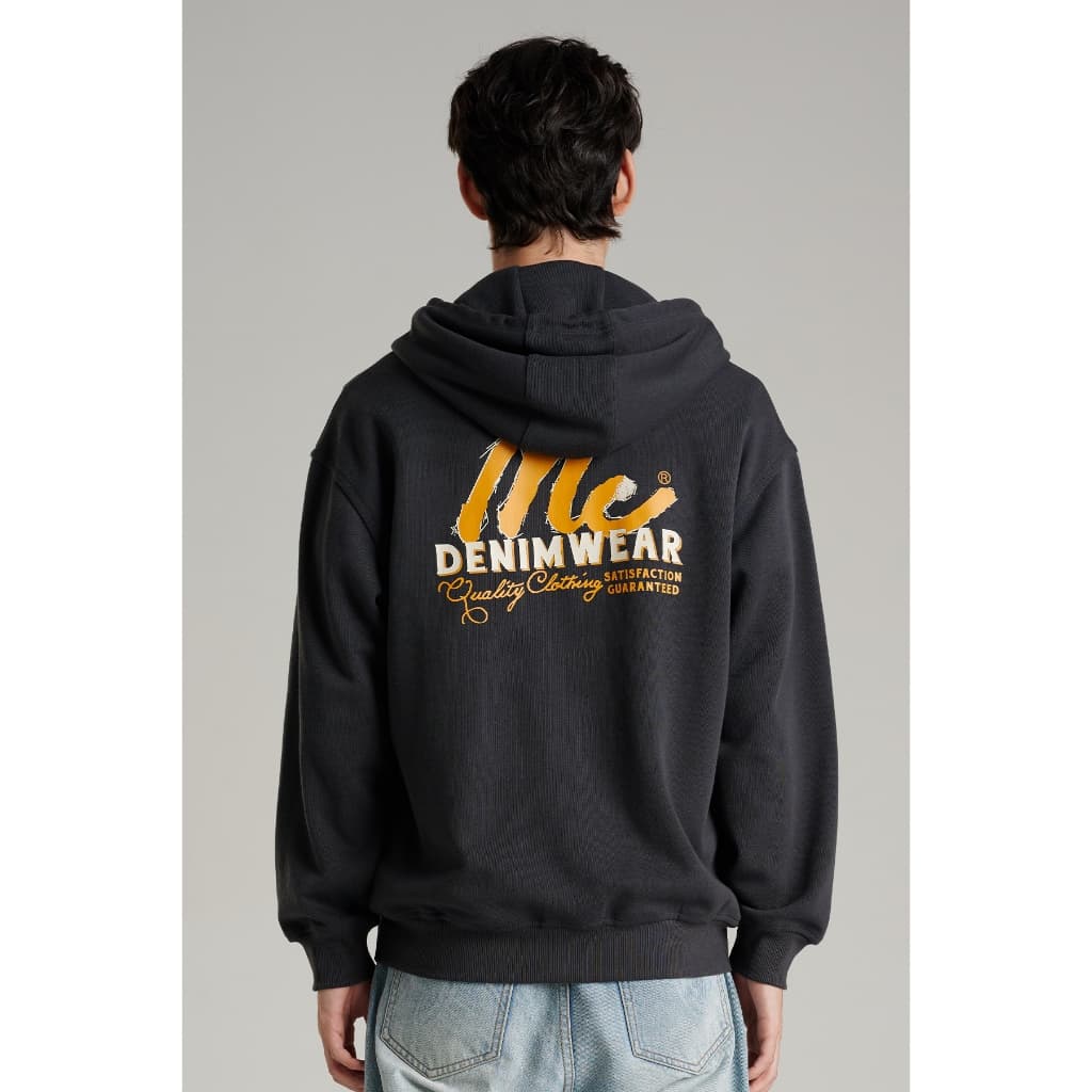 Mc jeans เสื้อกันหนาว ฮู้ดดี้ Unisex แขนยาว สีเทา MJHP221 https://wayoza.com