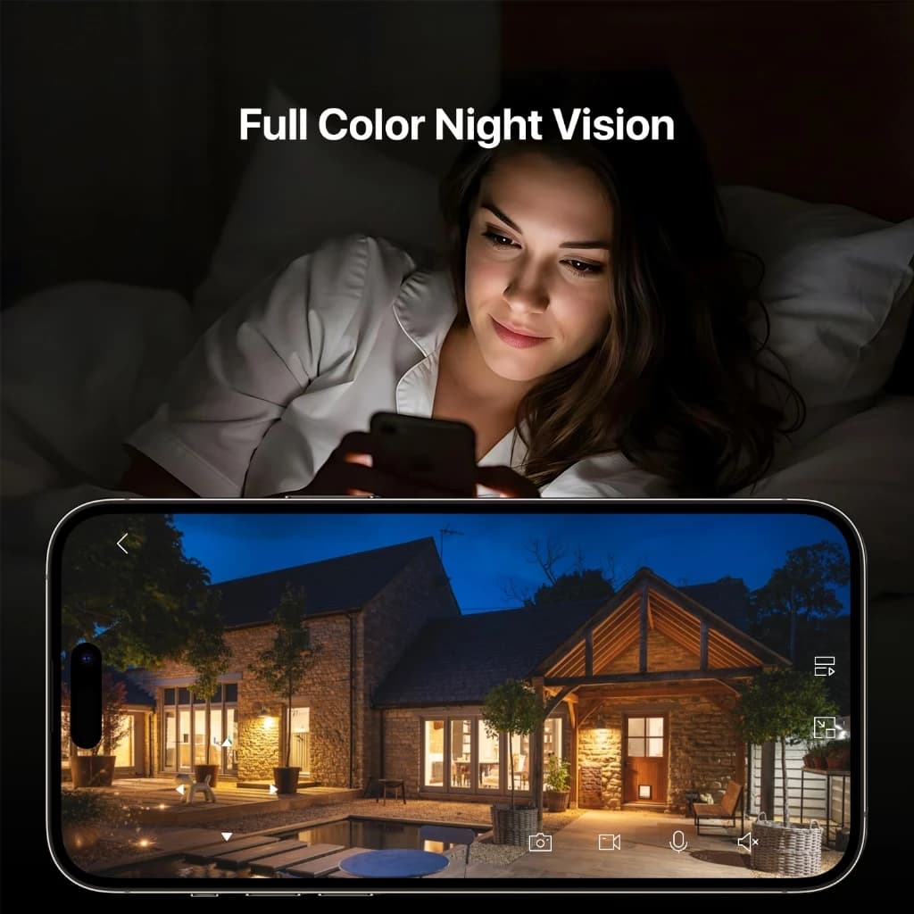 Tenda CH7 กล้องวงจร 4MP WiFi IP Camera Outdoor 2K กล้องไร้สาย Smart Full-Color อินฟาเรด Night Vision https://wayoza.com