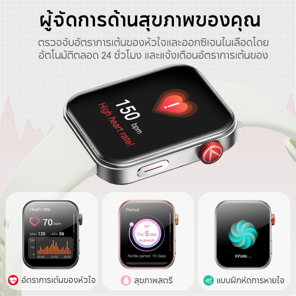 Aolon Foom S4 สมาร์ทวอทช์ 1.91 นิ้ว ตัวเรือนโลหะผสมสังกะสี นาฬิกาวิ่ง 280mAh ติดตามสุขภาพตลอด 24 ชม นาฬกาโทรได้ กันน้ํา https://wayoza.com