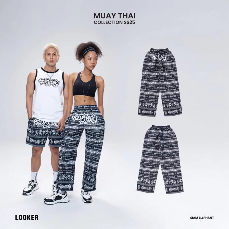 LOOKER กางเกงลายช้างมวยไทย - SIAM ELEPHANT PANTS https://wayoza.com