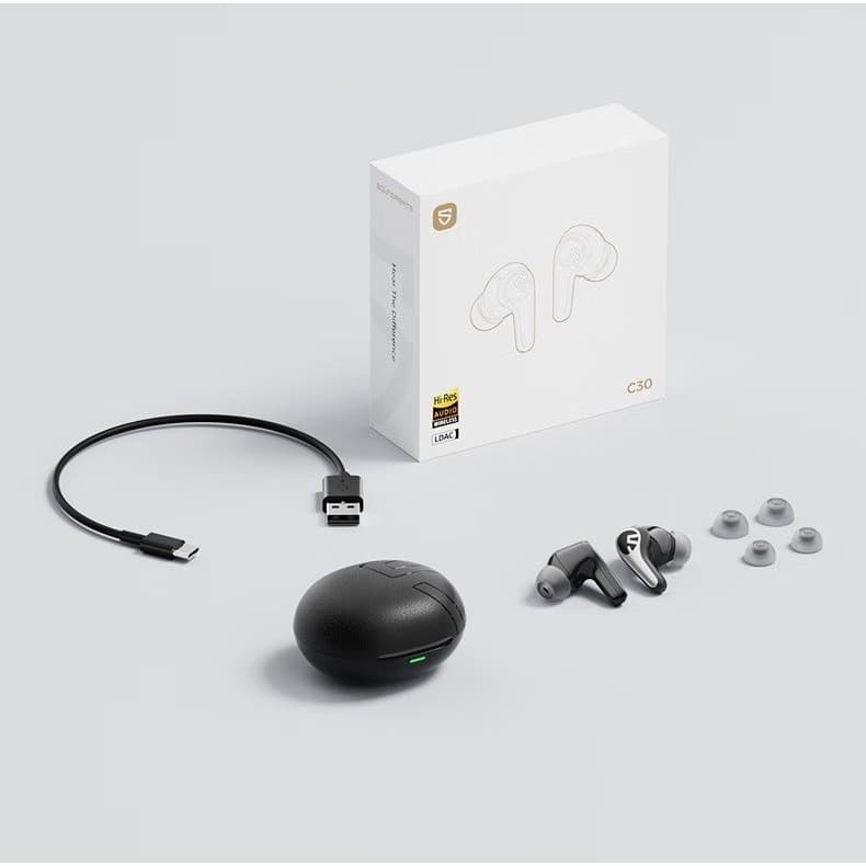 SoundPEATS C30 หูฟังบลูทูธ Inear Bluetooth 6.0 หูฟังอินเอีย หูฟังไร้สาย Hi-Res LDAC True Wireless มี ANC Game mode https://wayoza.com