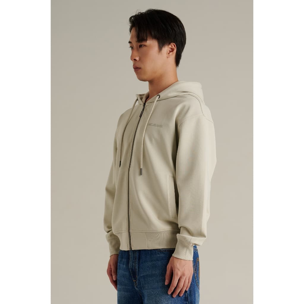 Mc JEANS เสื้อกันหนาว ฮู้ดดี้ Unisex แขนยาว สีเทาอ่อน MJHZ264 https://wayoza.com