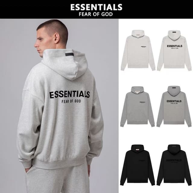 ESSENTIALS เสื้อฮู้ด FOG Hoodie ( SS22 ) Stretch Limo เสื้อกันหนาว ฤดูหนาว