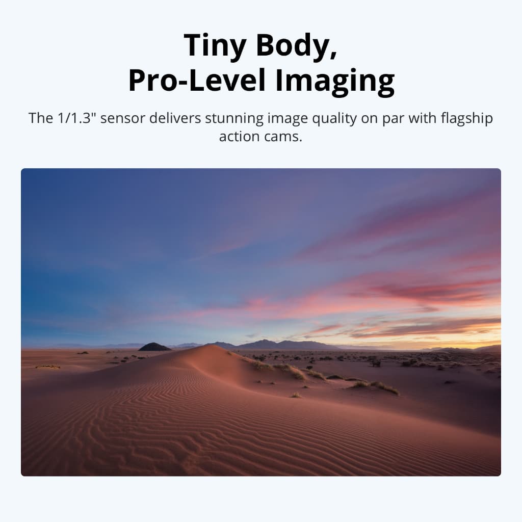 DJI Osmo Nano กล้อง Action Camera | 1/1.3 Sensor 4K เเถบเเม่เหล็ก 2 ด้าน เเบตเตอรี่เมื่อใช้คู่กัน 200 นาที https://wayoza.com