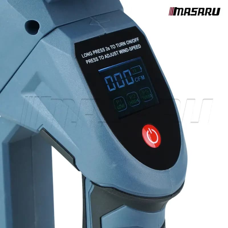 MASARU SCBL-830 550 เครื่องเป่าใบไม้ วัตต์ สวิตช์ปรับความเร็วลมตามแรงกด ไร้แปรงถ่าน Powerturbo https://wayoza.com