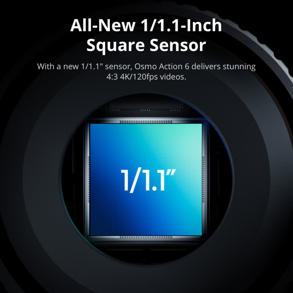 DJI Osmo Action 6 - กล้อง Action Camera 1/1.1 New Sensor 4K/120fps ถ่ายกลางคืนได้ดีขึ้น ความจำ 50 GB https://wayoza.com