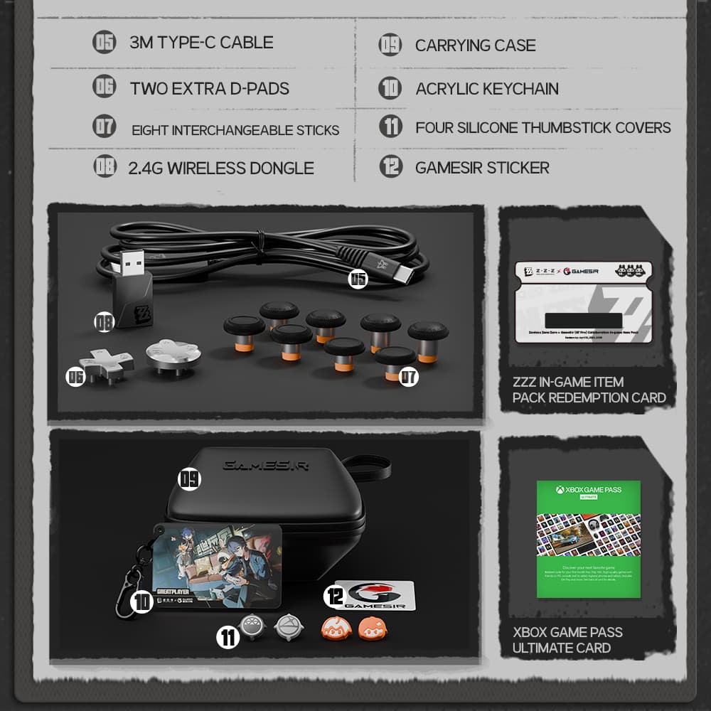GameSir G7 Pro Zenless Zone Zero Edition Wireless Controller for Xbox, PC & Android จอยเกมไร้สาย https://wayoza.com