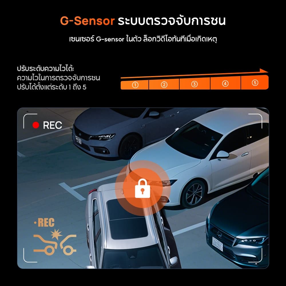 70mai T400 2.5K กล้องติดรถยนต์ 3 กล้อง HDR 30FPS กลางคืนสว่าง 512GB Super Capacitor WiFi APP https://wayoza.com