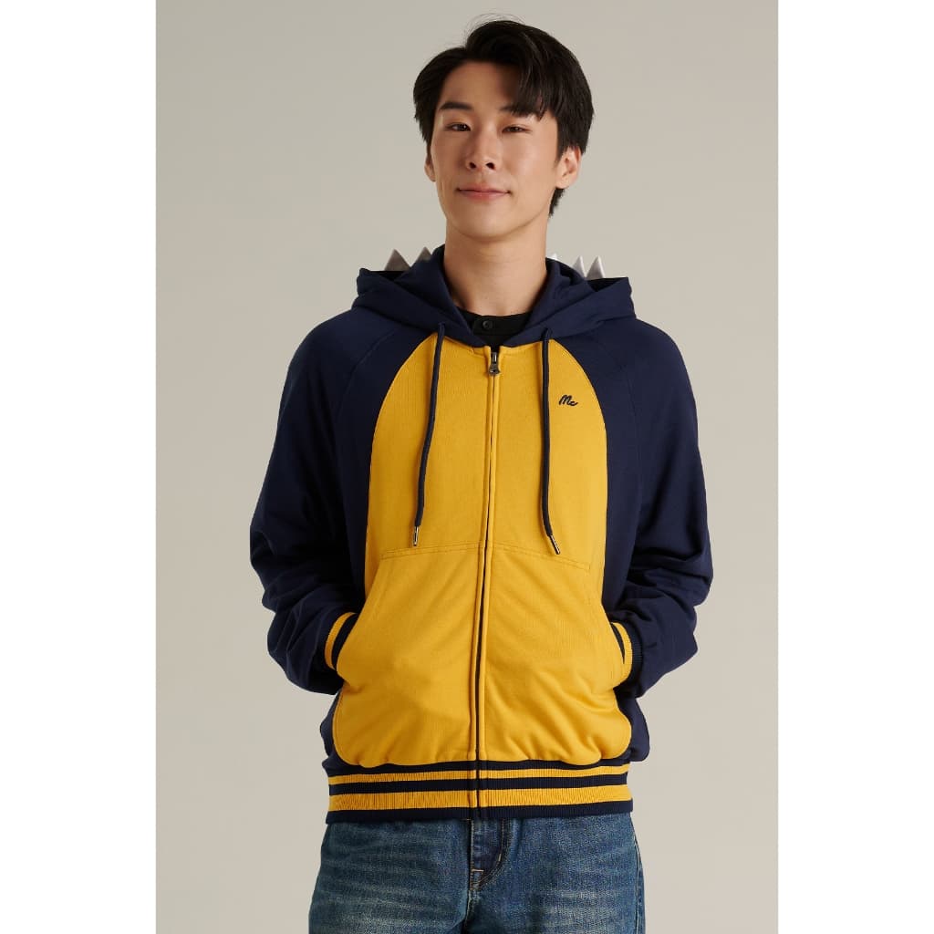 Mc JEANS Online Exclusive Dino เสื้อกันหนาว ฮู้ดดี้ Unisex แขนยาว เสื้อไดโนเสาร์ MJHP262 https://wayoza.com
