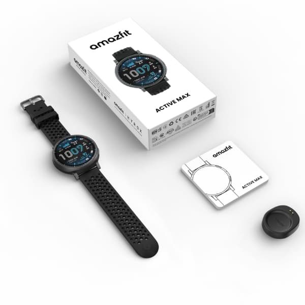 Amazfit Active Max สมาร์ทวอทช์พร้อม GPS จอAMOLED 1.5" แบดอึด 25 วัน โหมดกีฬา 170+ ความจุ 4GB ตรวจจับสุขภาพ 24 ชม https://wayoza.com