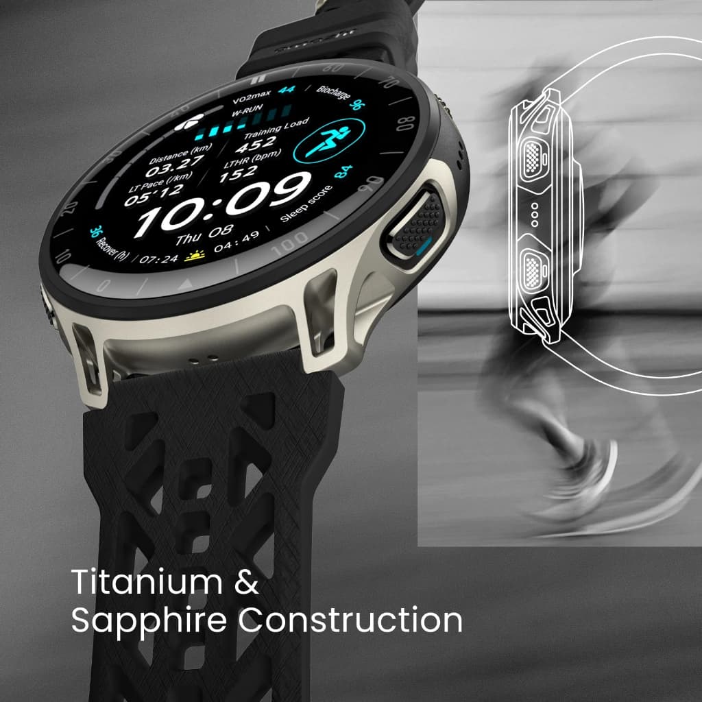 Amazfit Cheetah 2 Pro 48mm นาฬิกาวิ่ง GPS จอ AMOLED Sapphire ไทเทเนียม แผนที่ออฟไลน์ แบต 20 วัน 170+ กีฬา https://wayoza.com