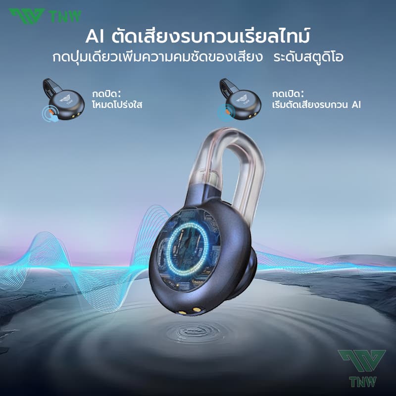 TNW X27 ไมโครโฟนไร้สาย AI ตัดเสียงรบกวน ไมโครโฟนแบบหนีบเสื้อ ขนาดพกพา สําหรับ iPhone/Andriod ไมค์สำหรับการถ่ายทอดสด Vlog https://wayoza.com