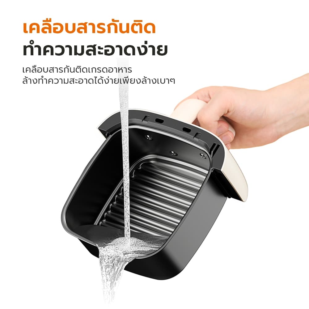 Gaabor รุ่น AF20M-YE01A หม้อทอดไร้น้ำมัน 2 ลิตร 900W ดีไซน์มินิมอล อเนกประสงค์ อบลมร้อน ระบบตัดไฟฟ้าอัตโนมัติ Air fryer https://wayoza.com
