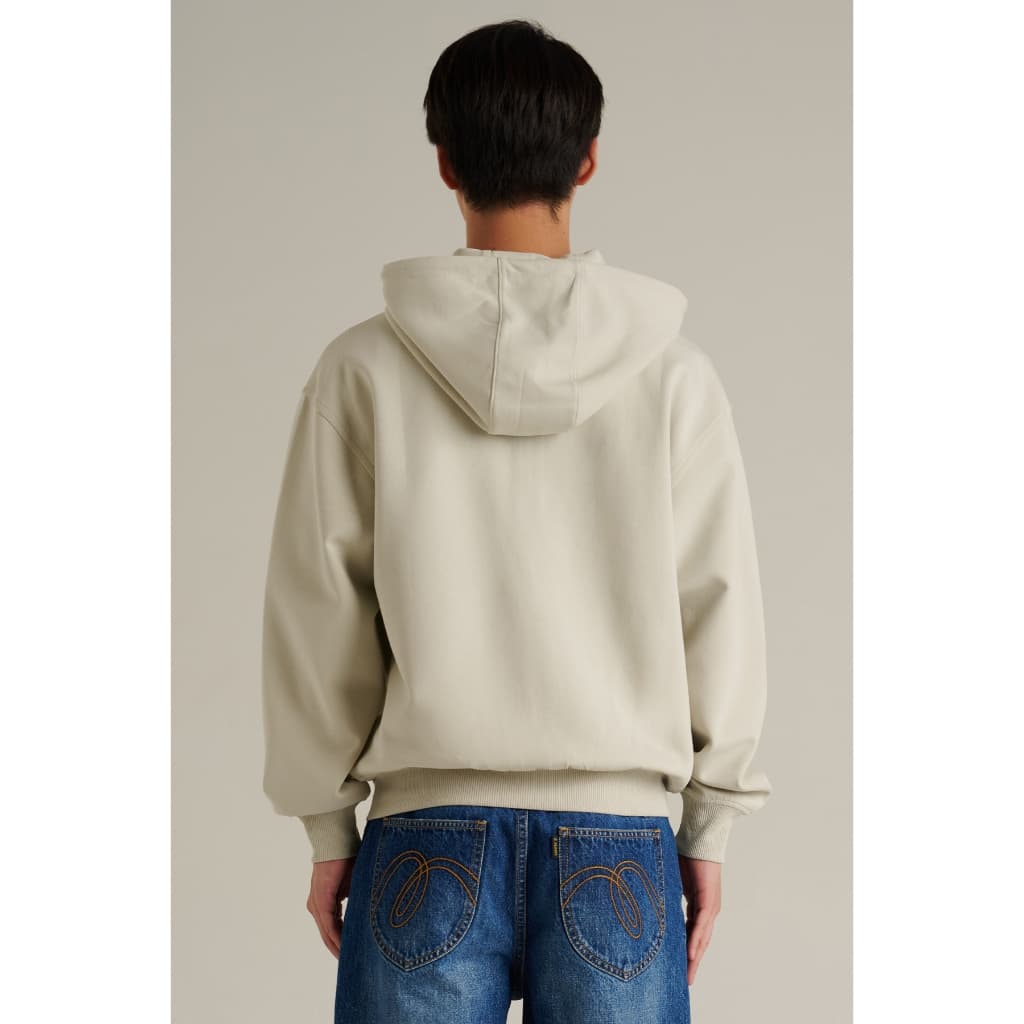 Mc JEANS เสื้อกันหนาว ฮู้ดดี้ Unisex แขนยาว สีเทาอ่อน MJHZ264 https://wayoza.com