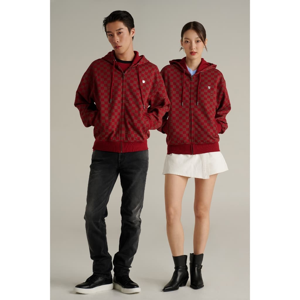 Mc JEANS เสื้อกันหนาว ฮู้ดดี้ Unisex แขนยาว มีให้เลือก 3 สี MJHZ268 https://wayoza.com