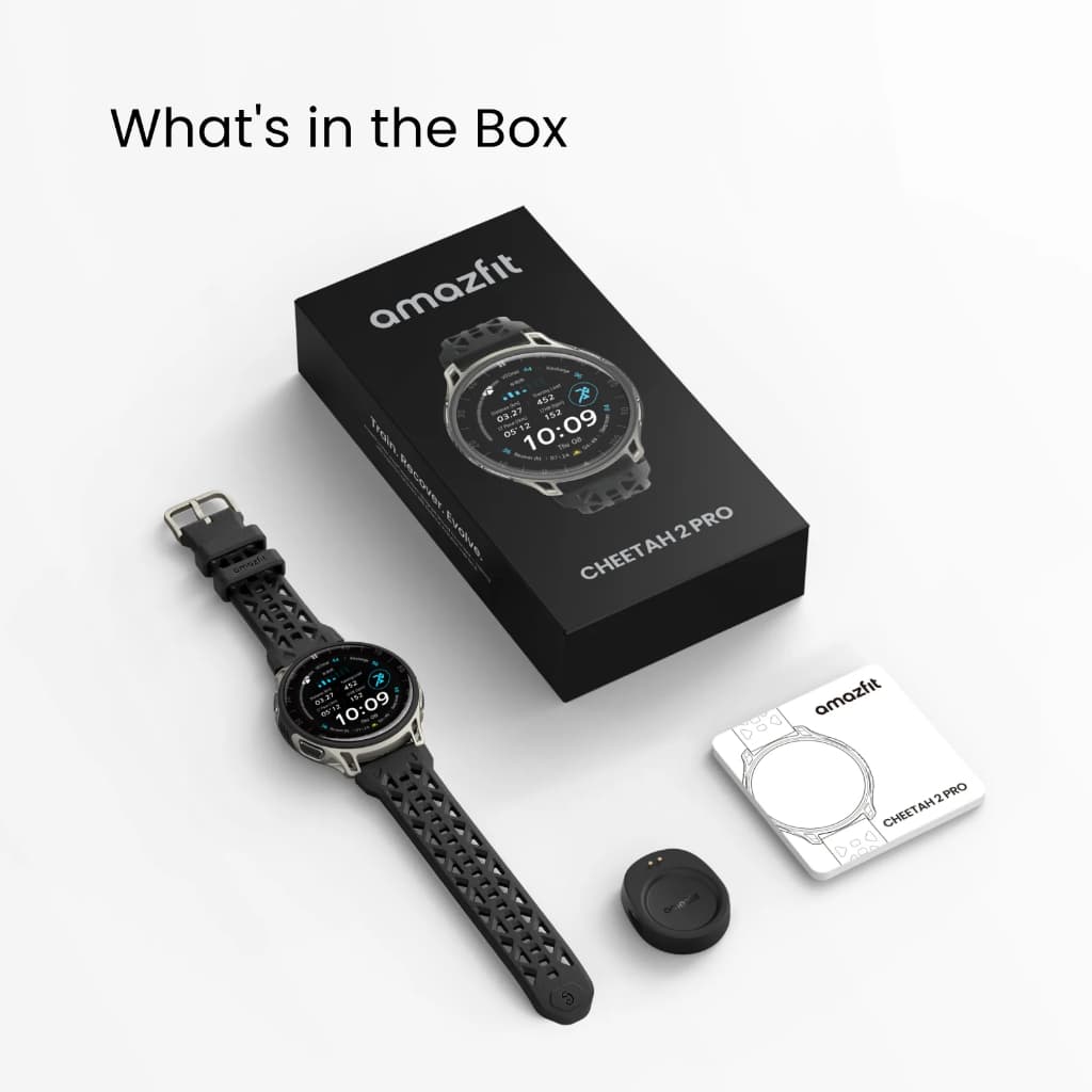 Amazfit Cheetah 2 Pro 48mm นาฬิกาวิ่ง GPS จอ AMOLED Sapphire ไทเทเนียม แผนที่ออฟไลน์ แบต 20 วัน 170+ กีฬา https://wayoza.com