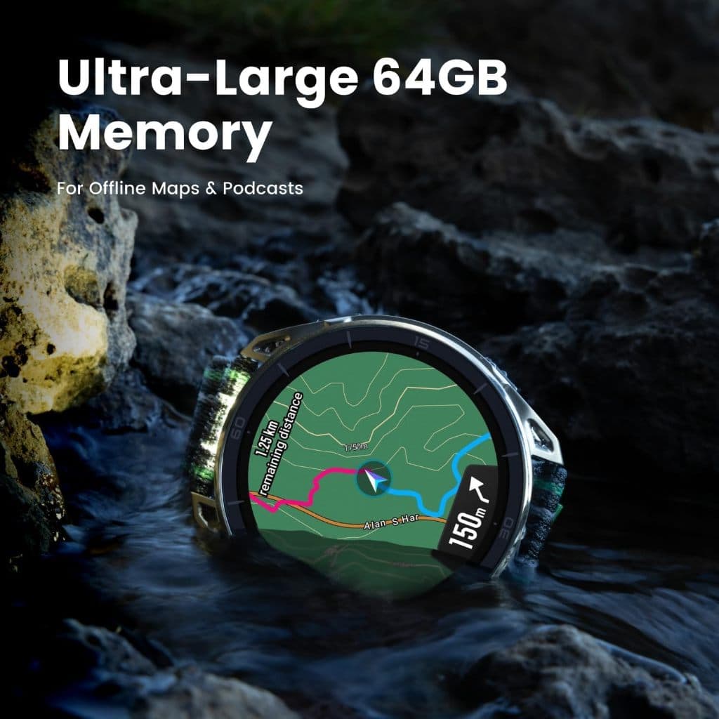 Amazfit Cheetah 2 Ultra 47mm นาฬิกาวิ่ง GPS จอ AMOLED Sapphire ไทเทเนียม แบต 30 วัน แผนที่ออฟไลน์ 64GB https://wayoza.com