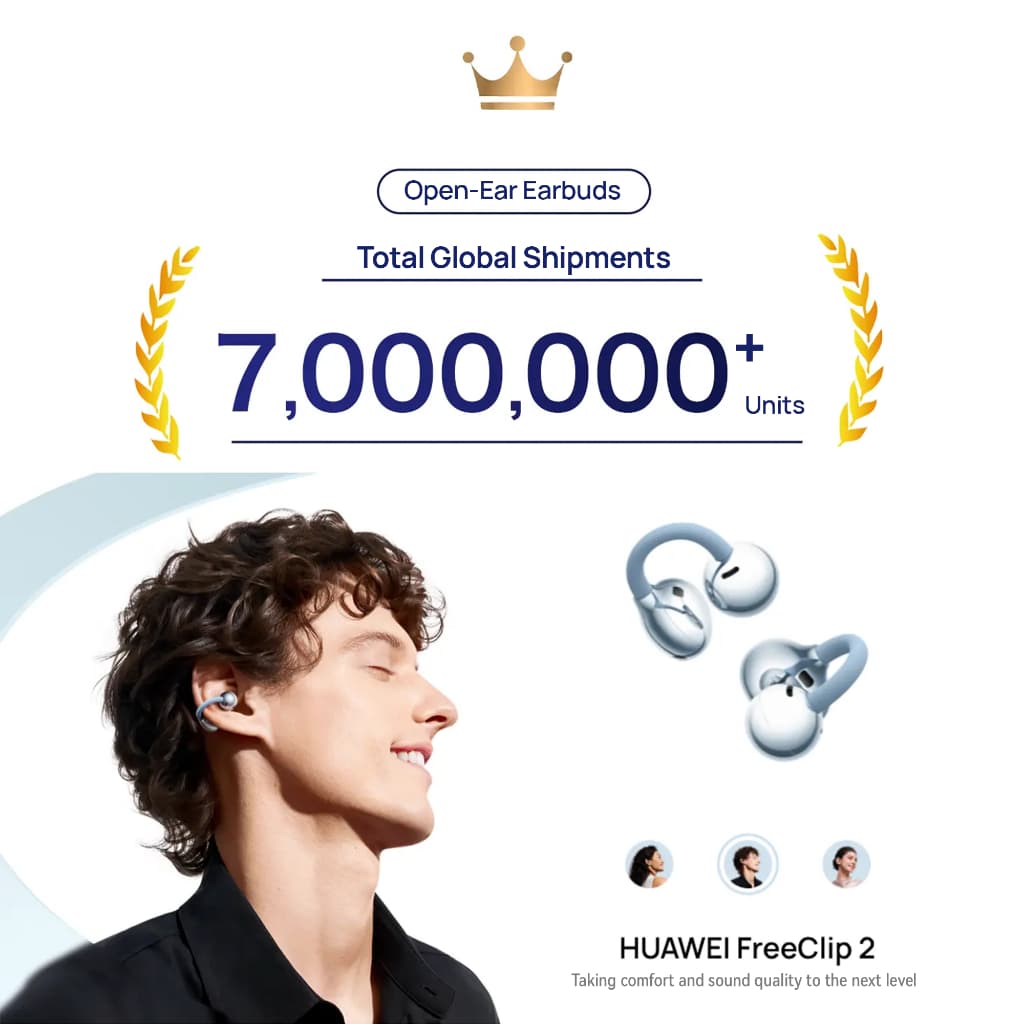 HUAWEI FreeClip 2 S หูฟัง ดีไซน์ Airy C-Bridge โทรชัดทุกสาย https://wayoza.com