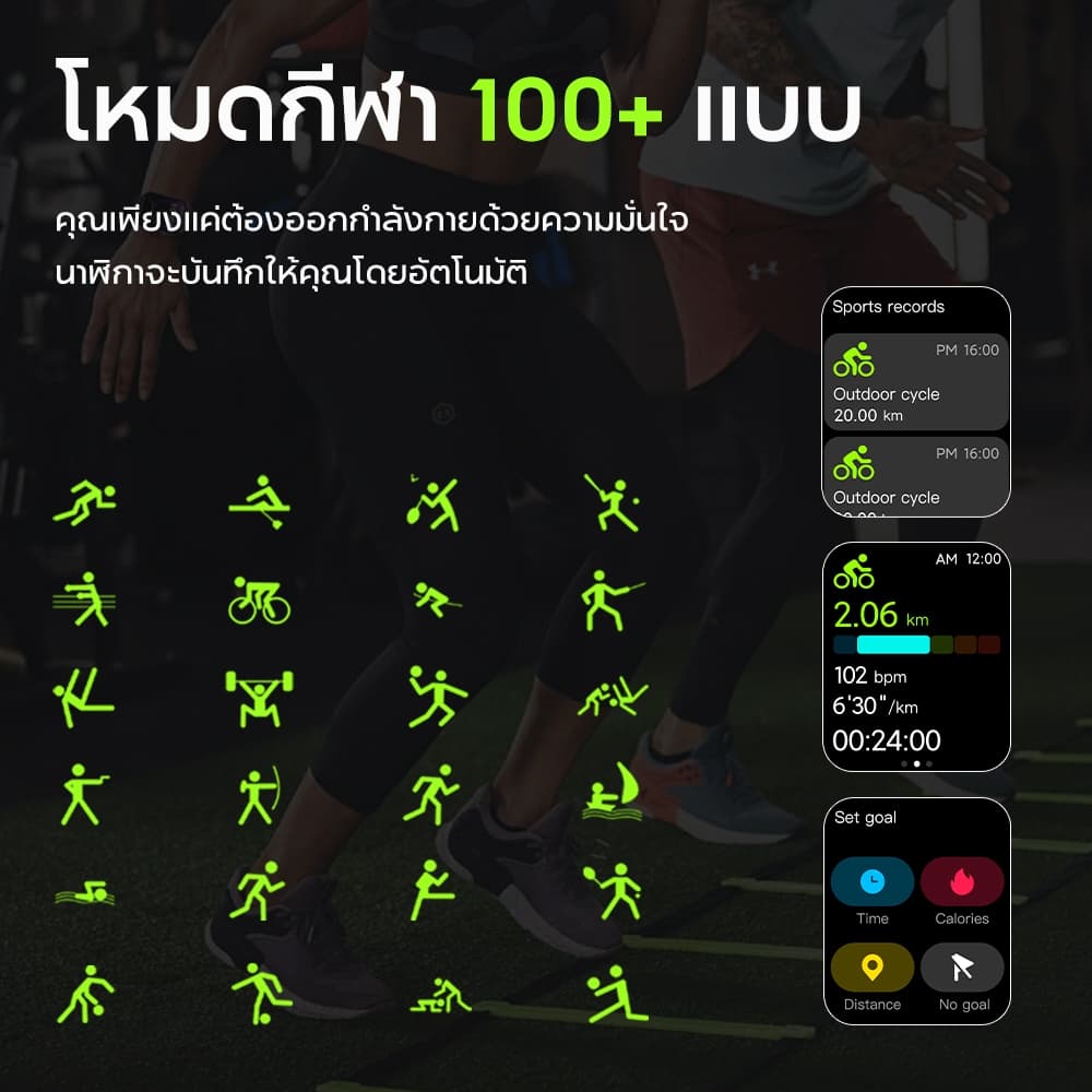 Aolon Curve 3 Ultra AMOLED สมาร์ทวอทช์ 1.93'' Bezier นาฬิกาหน้าจอโค้ง DCI-P3 ช่วงสี อัตราส่วนหน้าจอ 90% สนับสนุน strava https://wayoza.com