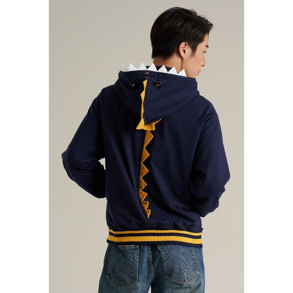 Mc JEANS Online Exclusive Dino เสื้อกันหนาว ฮู้ดดี้ Unisex แขนยาว เสื้อไดโนเสาร์ MJHP262 https://wayoza.com