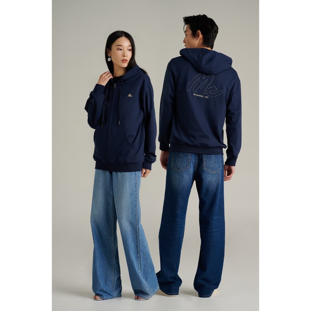 Mc JEANS เสื้อกันหนาว ฮู้ดดี้ Unisex แขนยาว MJHP245 https://wayoza.com