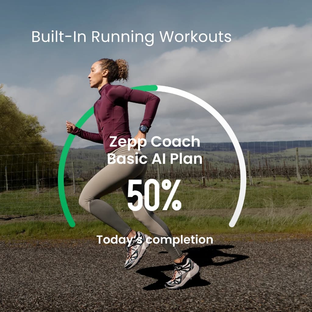 Amazfit Cheetah 2 Pro 48mm นาฬิกาวิ่ง GPS จอ AMOLED Sapphire ไทเทเนียม แผนที่ออฟไลน์ แบต 20 วัน 170+ กีฬา https://wayoza.com