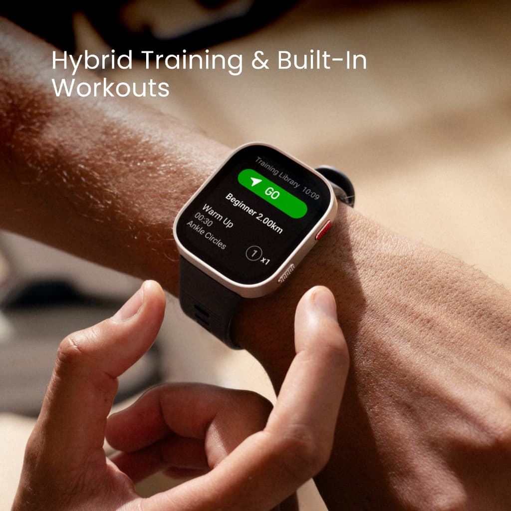 Amazfit Bip Max Smartwatch 50mm จอ AMOLED 2.07" รองรับ HYROX แบต 20 วัน GPSแผนที่ออฟไลน์ 4GB 150+ กีฬา กันน้ำ 5ATM https://wayoza.com
