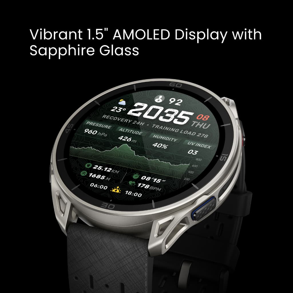 Amazfit Cheetah 2 Ultra 47mm นาฬิกาวิ่ง GPS จอ AMOLED Sapphire ไทเทเนียม แบต 30 วัน แผนที่ออฟไลน์ 64GB https://wayoza.com