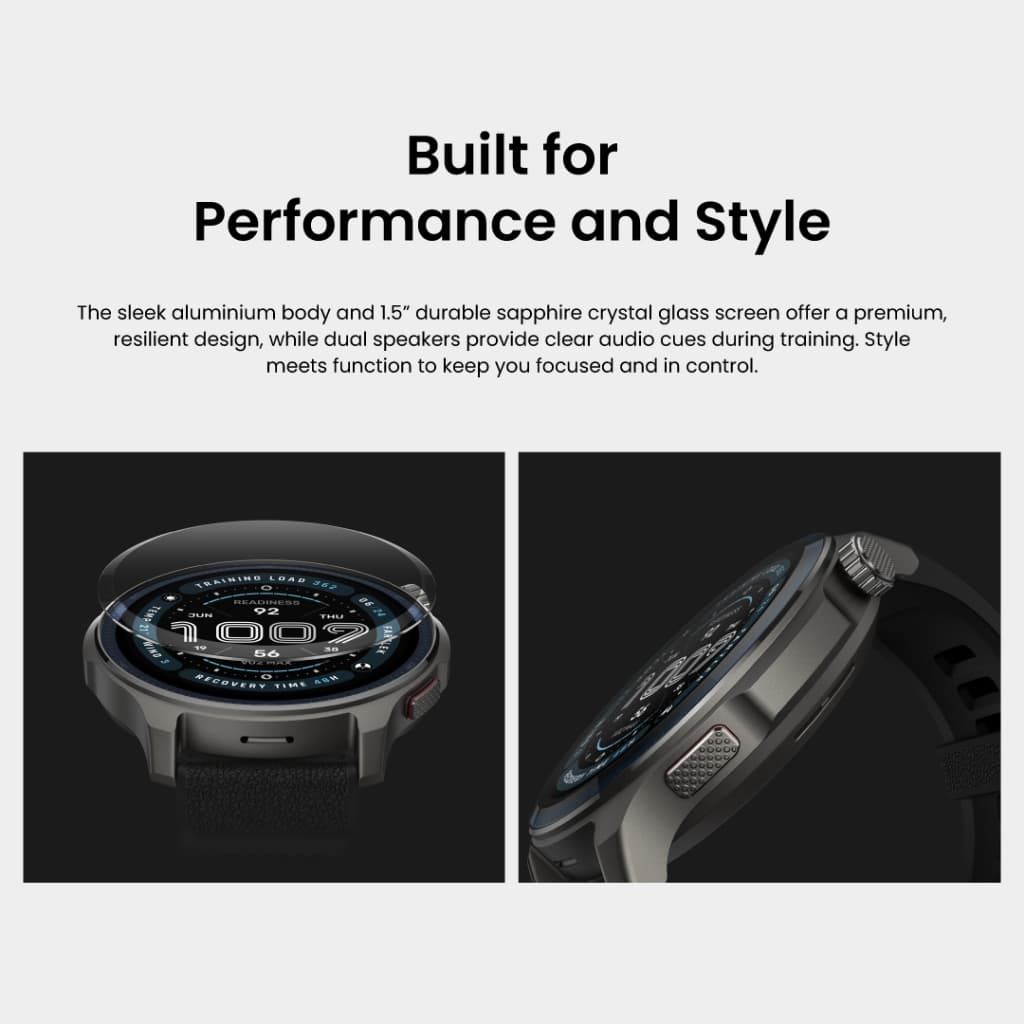 Amazfit Balance 2 47mm Smartwatch หน้าจอ AMOLED Sapphire 1.5" แบต 21วัน ฟรีแผนที่นำทาง กันน้ำ10ATM ดำน้ำลึก https://wayoza.com