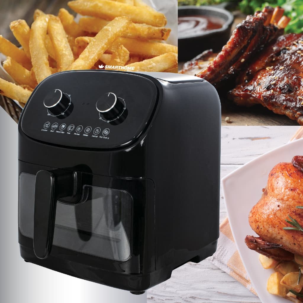 SMARTHOME รุ่น MV-1403 หม้อทอดไร้น้ำมัน 5.5 ลิตร https://wayoza.com