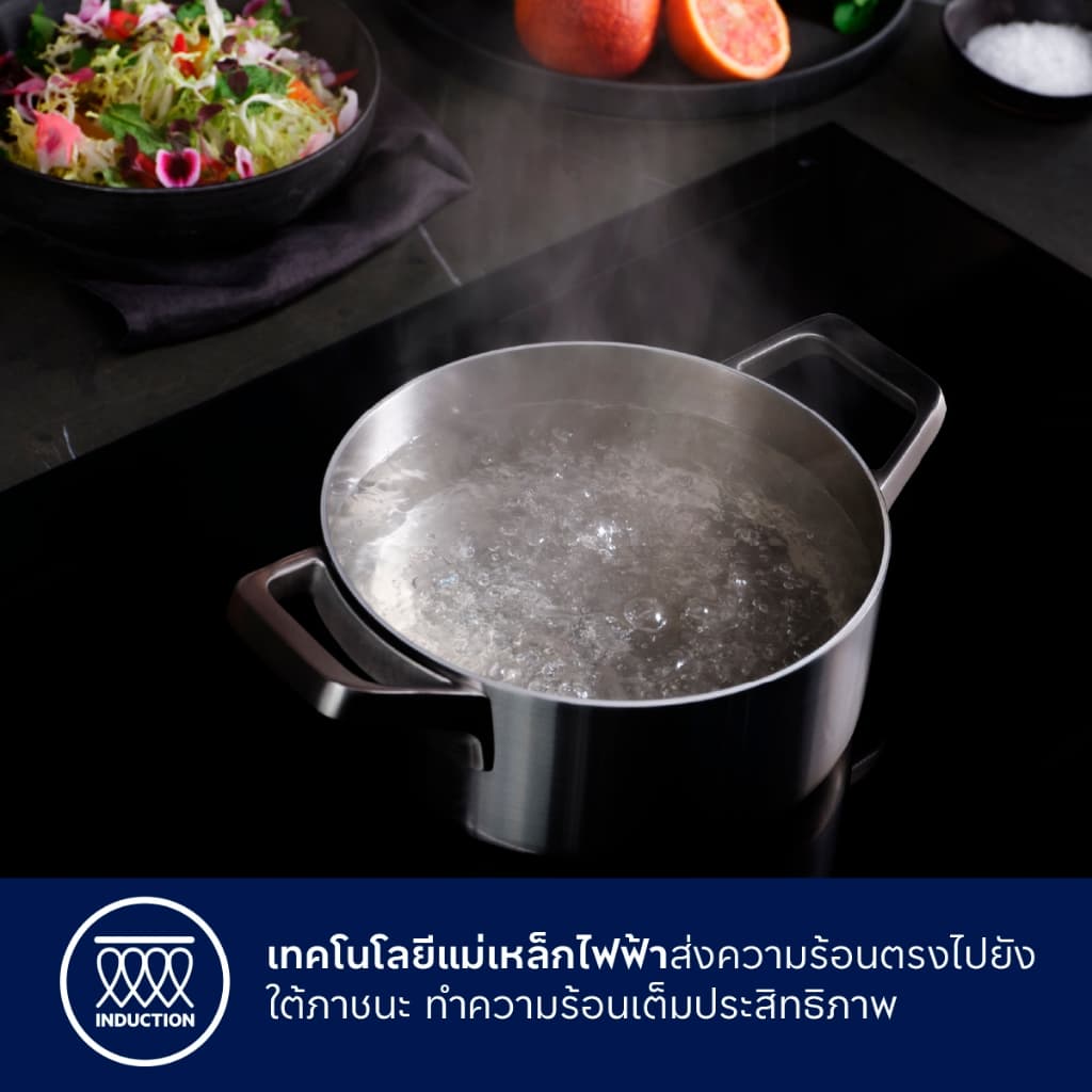 Electrolux รุ่น ETD29KC เตาแม่เหล็กไฟฟ้า 2000 วัตต์ ขนาด 28 ซม. ควบคุมระบบสัมผัส ปรับความร้อน 8 ระดับ ประหยัดพลังงาน https://wayoza.com