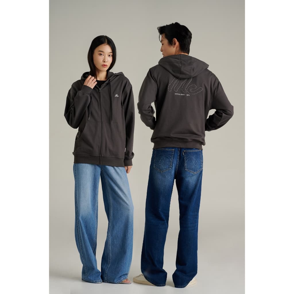 Mc JEANS เสื้อกันหนาว ฮู้ดดี้ Unisex แขนยาว MJHP245 https://wayoza.com