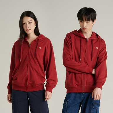 Mc JEANS เสื้อกันหนาว ฮู้ดดี้ Unisex แขนยาว MJHP245