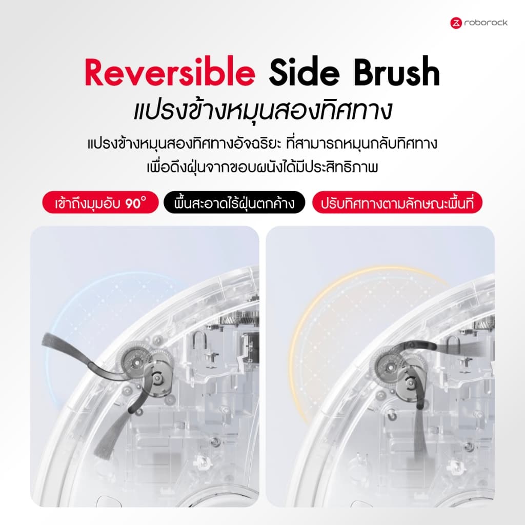 Roborock Qrevo 2 Pro หุ่นยนต์ดูดฝุ่นถูพื้น ดูดแรง 25000Pa ถูหมุนคู่ ซักผ้าอัตโนมัติ ยกไม้ถู 15mm ระบบ LiDAR แบต 5200mAh https://wayoza.com