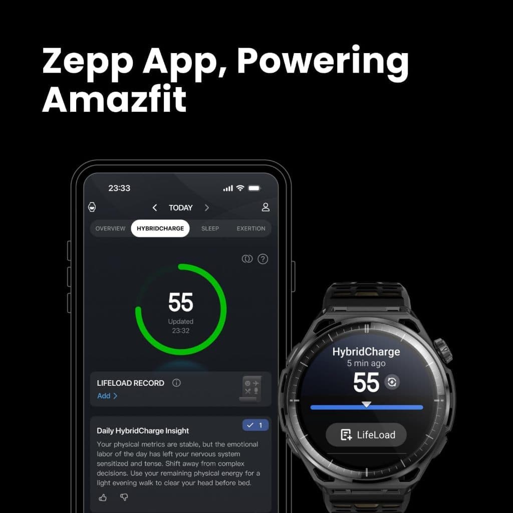 Amazfit Balance 3 Stainless Steel สมาร์ทวอทช์ 48mm GPS จอ AMOLED Sapphire 1.5" https://wayoza.com