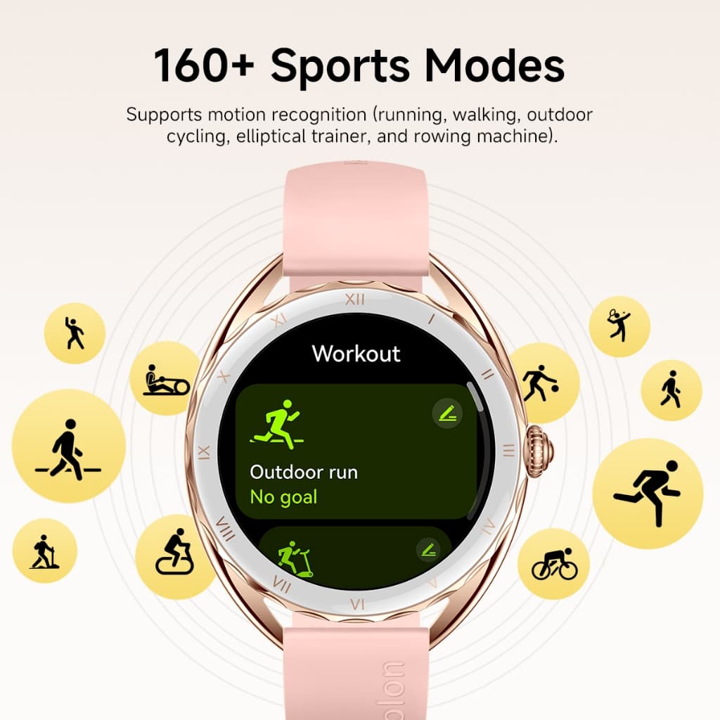 Aolon Nova นาฬิกา smart watch 1.32'' ผู้หญิง AMOLED 60Hz AOD 300mAh การตรวจจับการนอนกลางวัน ตรวจหาสุขภาพโดยอัตโนมัติ https://wayoza.com