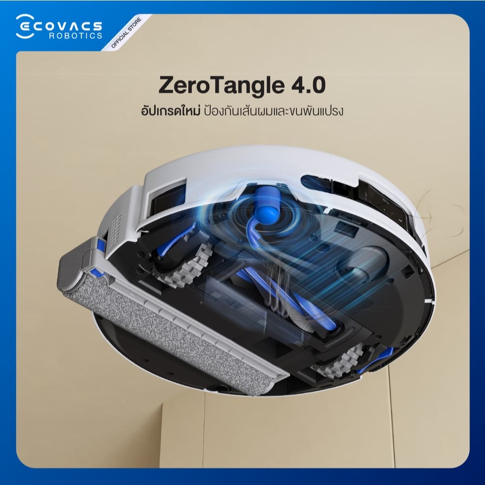 ECOVACS DEEBOT T90 PRO OMNI หุ่นยนต์ดูดฝุ่น ถูพื้น อัจฉริยะ ทรงพลังทุกการทำงาน OZMO ROLLER 3.0 อัปเกรดใหม่ https://wayoza.com