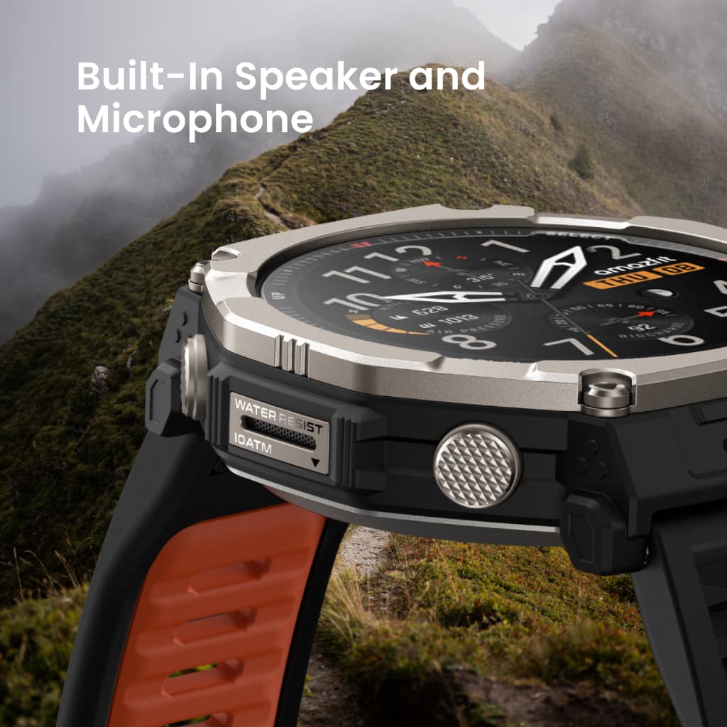 Amazfit T-Rex Ultra 2 สมาร์ทวอทช์สายลุย GPS Dual-Band ไทเทเนียม 51มม. จอ AMOLED Sapphire https://wayoza.com