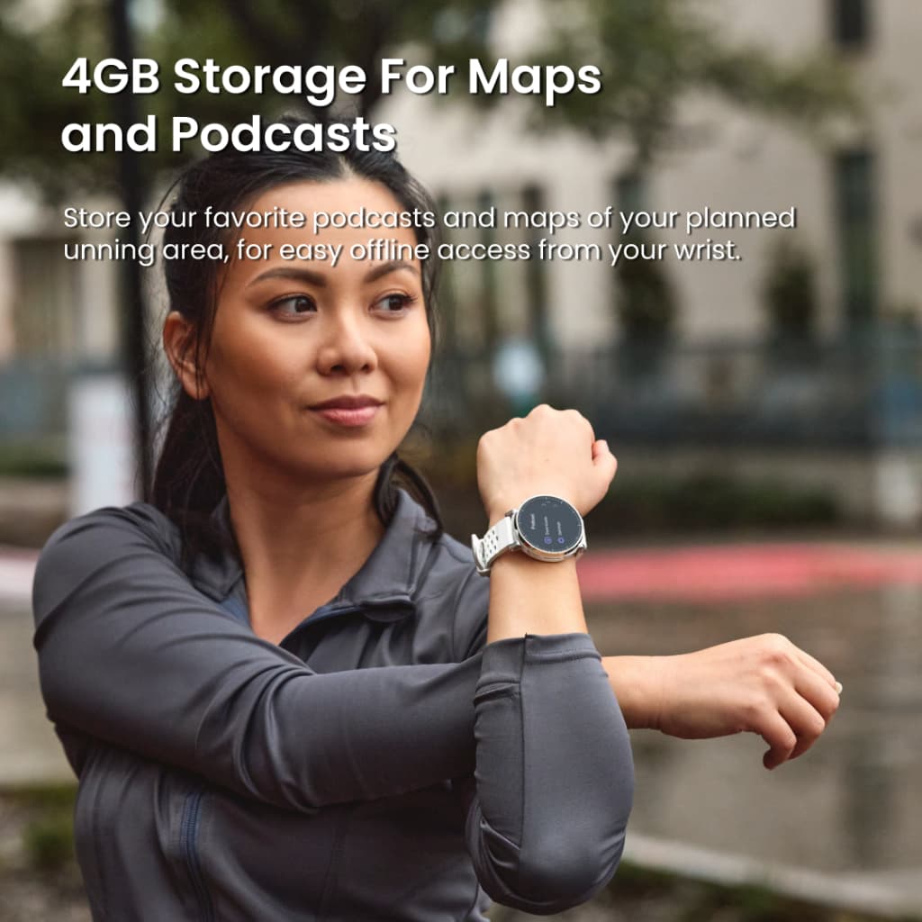 Amazfit Active 3 Premium รุ่นใหม่ หน้าจอ AMOLED 1.32" 3000nits หน้าจอ Sapphire Built-in running workouts https://wayoza.com