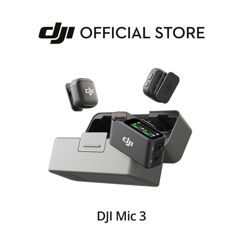 DJI Mic 3 ไมค์ไร้สาย Wireless Microphone 4TX + 8RX & Four Channal Output สำหรับบันทึกเสียงคุณภาพสูง https://wayoza.com