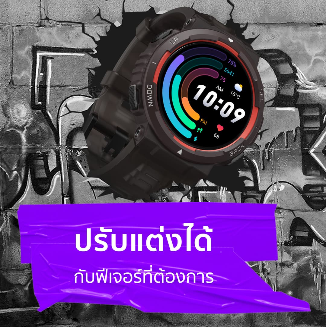 Amazfit Active Edge 46mm Smart Watch มี AI Health Coach มี GPS ดาวเทียม 5 ดวง ใช้งานยาว 16 วัน ทนทานกันน้ำ 10ATM https://wayoza.com