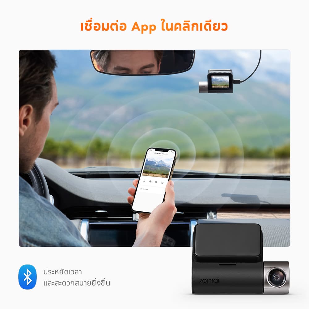 70mai A510 กล้องติดรถยนต์ 1944P Dash Cam Built-in GPS (ADAS) กล้องหลัง HD Car Camera กล้องติดรถยนต์อัฉริยะ 140 °องศามุมกว้าง https://wayoza.com