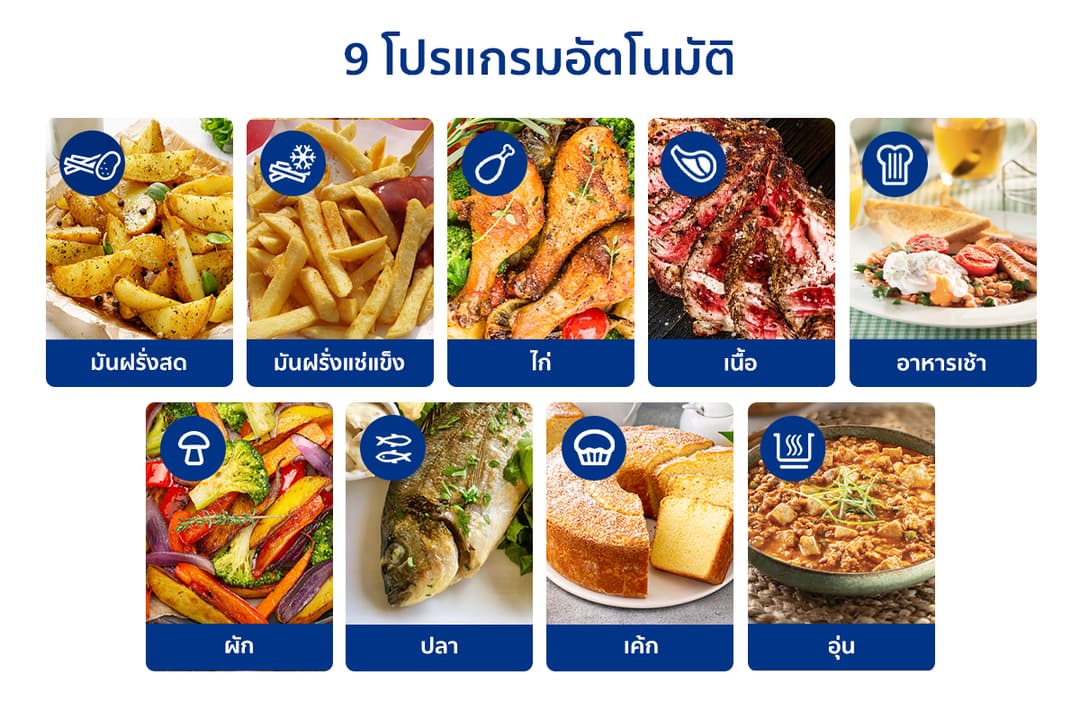 Philips NA210 Air Fryer หม้อทอด ไร้น้ำมัน 3.2L เทคโนโลยี RapidAir 13 ฟังก์ชั่นเมนู ทำความสะอาดง่าย รับประกัน 2 ปี https://wayoza.com