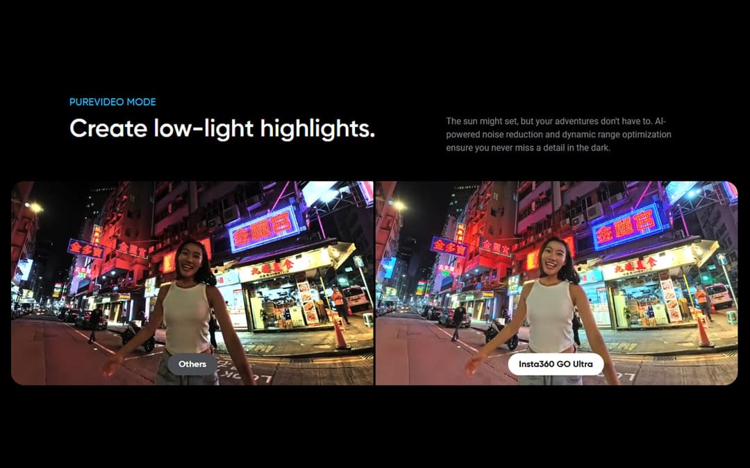 Insta360 GO Ultra กล้องแอคชั่น ถ่ายวิดีโอ 4K เชื่อมต่อไร้สาย ทุกที่ทุกเวลา Video POV Action Camera https://wayoza.com