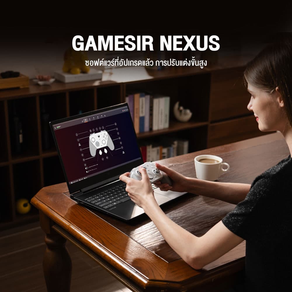 GameSir G7 Pro จอยเกมไร้สาย รองรับเชื่อมต่อ 3 โหมด สำหรับ Xbox, PC และ Mobile ปุ่ม GameSir Mag-Res™ https://wayoza.com