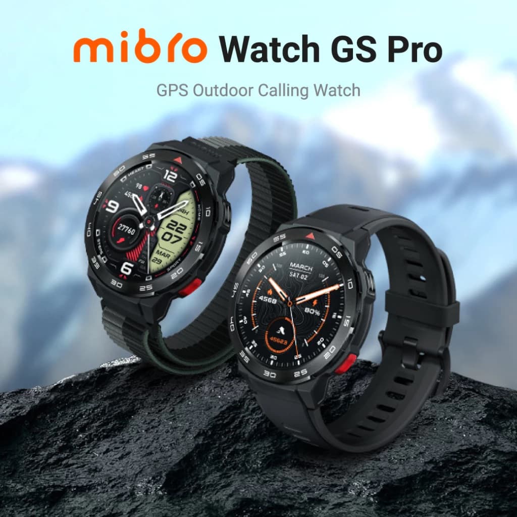 Mibro Watch GS Pro/ GS Pro2 สมาร์ทวอทช์ คุยโทรศัพท์ได้ GPS ในตัว กันน้ำ 5ATM หน้าจอ AMOLED HD ขนาด 1.43 นิ้ว https://wayoza.com